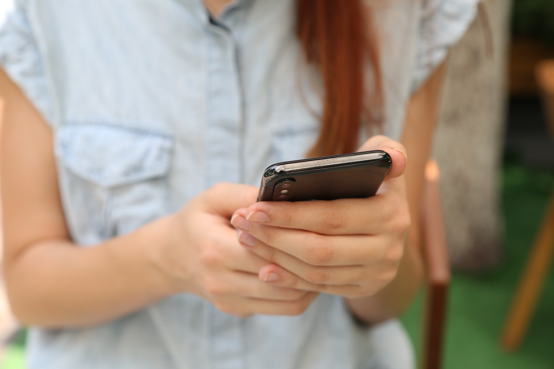 Woman on a phone